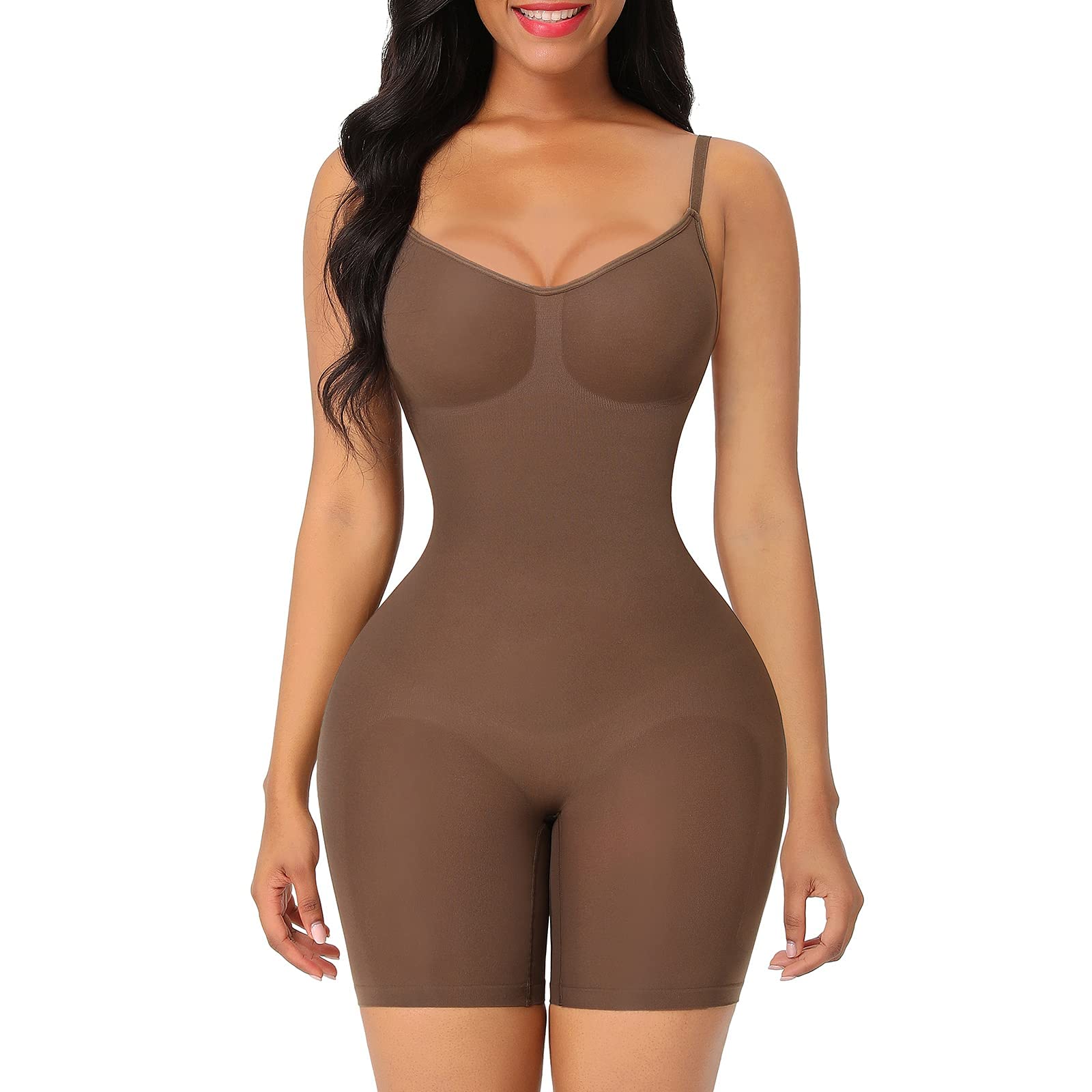 Tummy Control Full Bust Body Shapewear - AuranovaWear