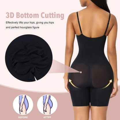 Tummy Control Full Bust Body Shapewear - AuranovaWear