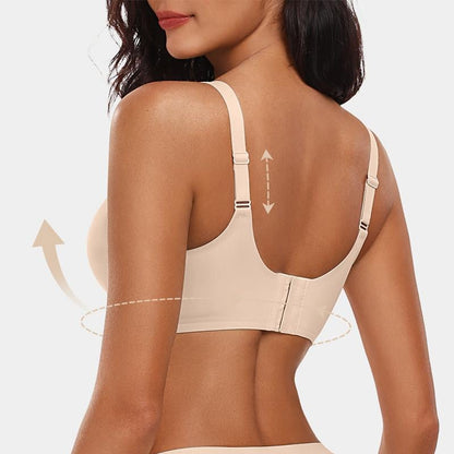 Seamless Scalloped Push-Up Bra