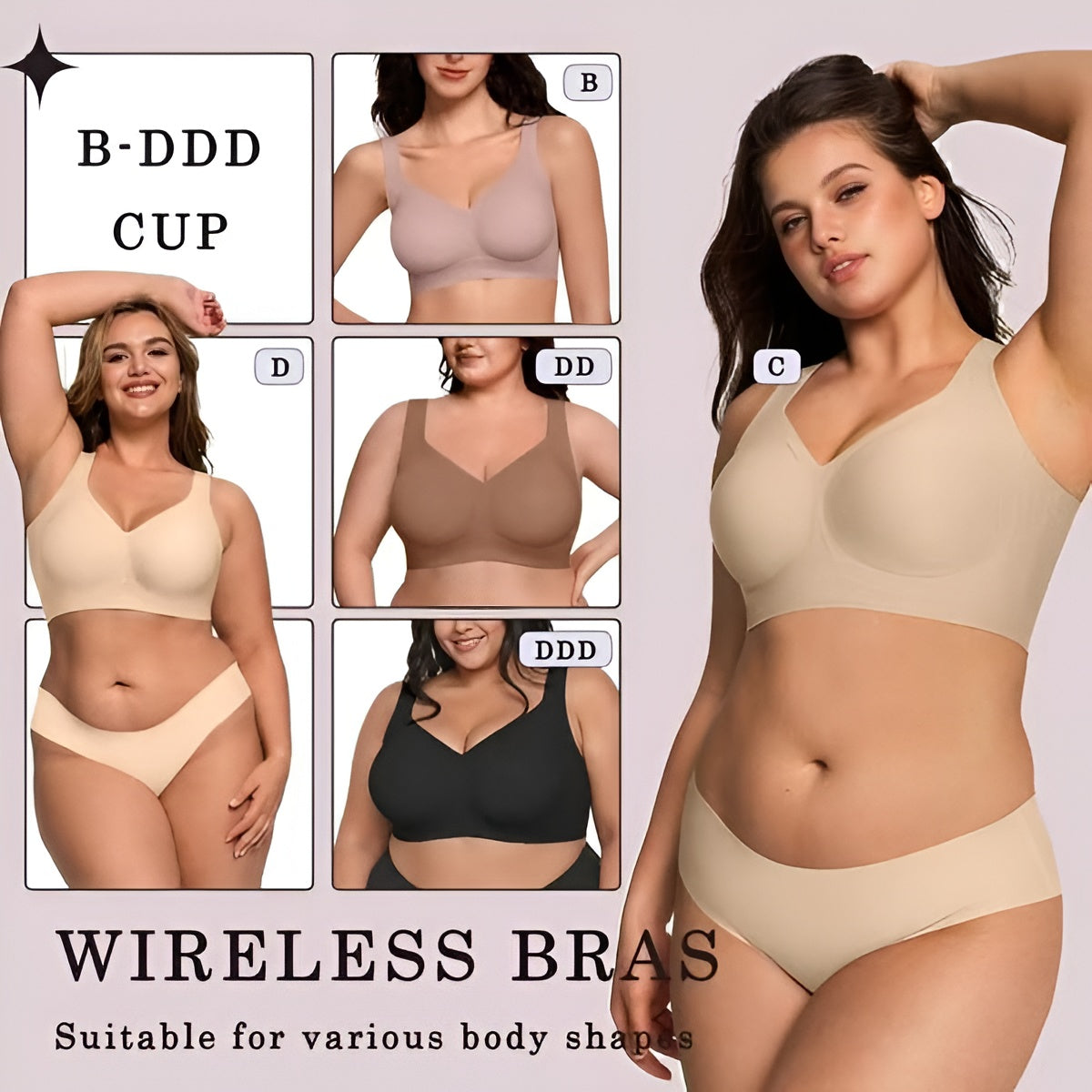 🏆Super firming bra | Women Wirefree Bras 👍No more sagging breasts