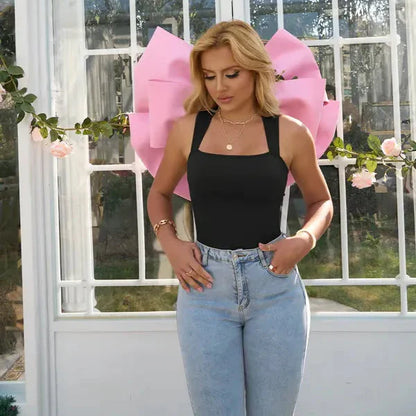 Sleeveless Tank Tops Bodysuits